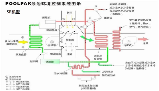 泳池專用除濕機組包括了哪些設備，解決什么問題？